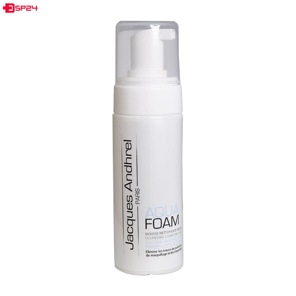 فوم شستشوی صورت ژاک آندرل پاریس مدل AQUA FOAM حجم 150 میلی لیتر