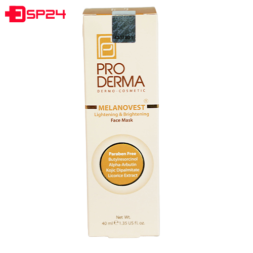 ماسک روشن کننده پرودرما ۴۰ میلی لیتر