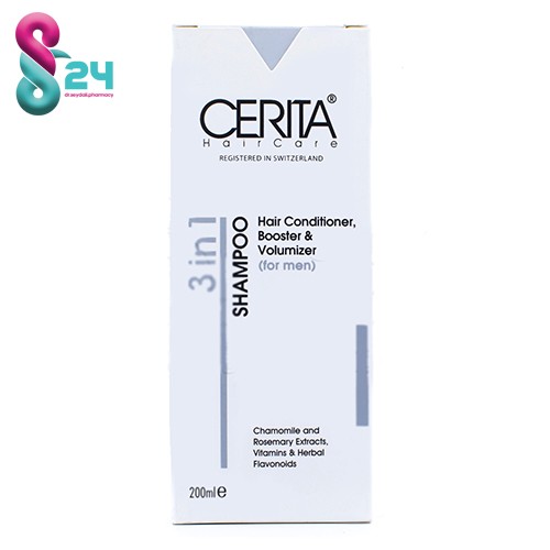 شامپو 3 در1 نرم کننده تقویت کننده و حجم دهنده مو مخصوص آقایان سریتا – Cerita (جدید)