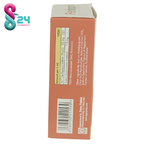 قطره فریرون فروس سولفات داروپخش 15 میلی لیتر