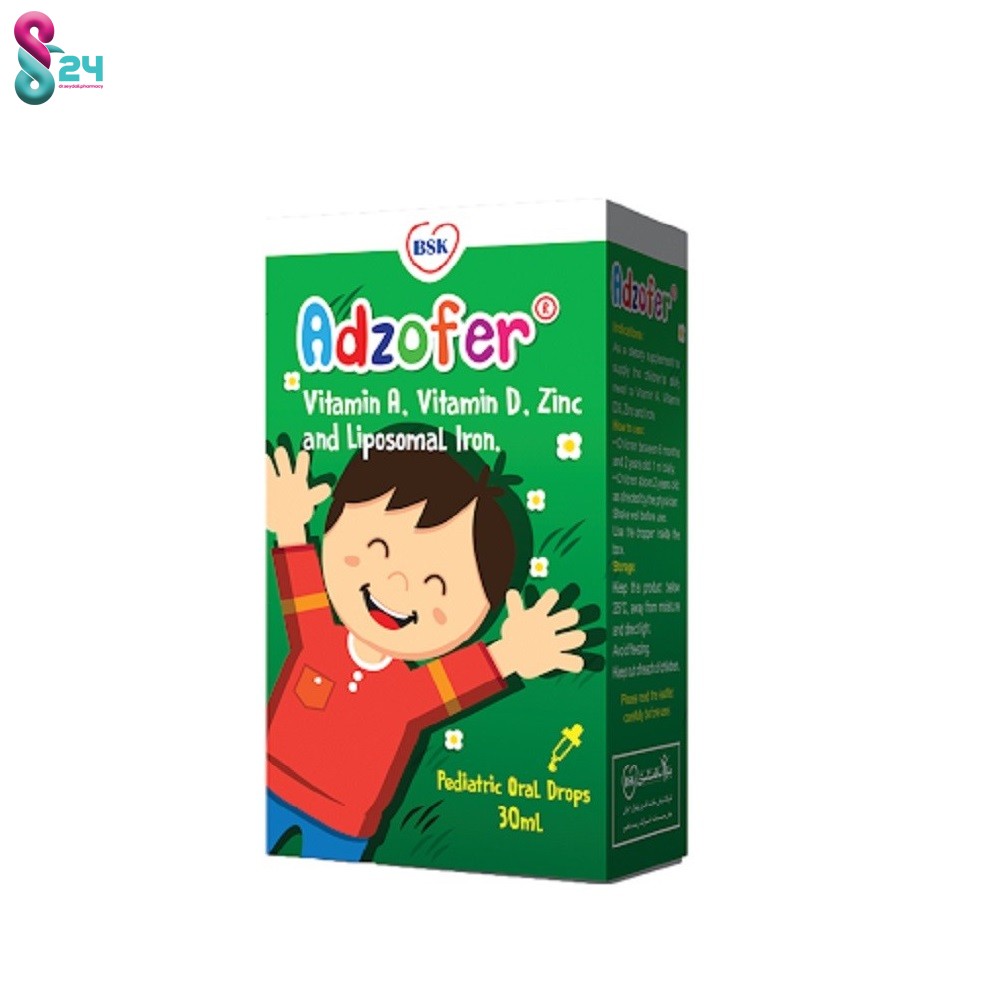 قطره آدزوفر  بی اس كی  30 میلی لیتر
