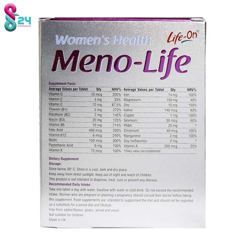 قرص منو لایف لایف آن  30 عدد