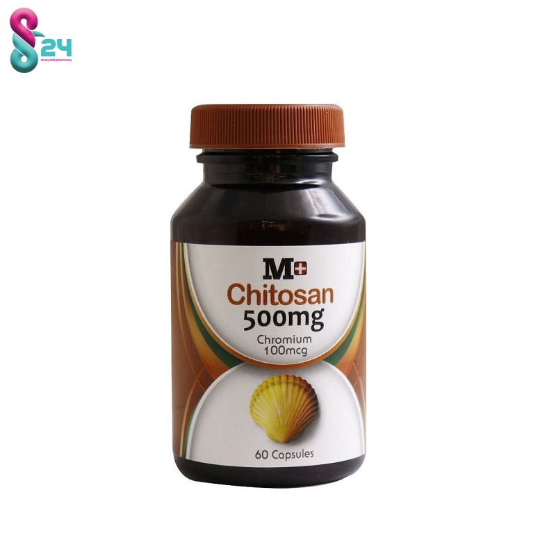 کپسول چیتوزان ام پلاس 500 میلی گرم 60 عدد