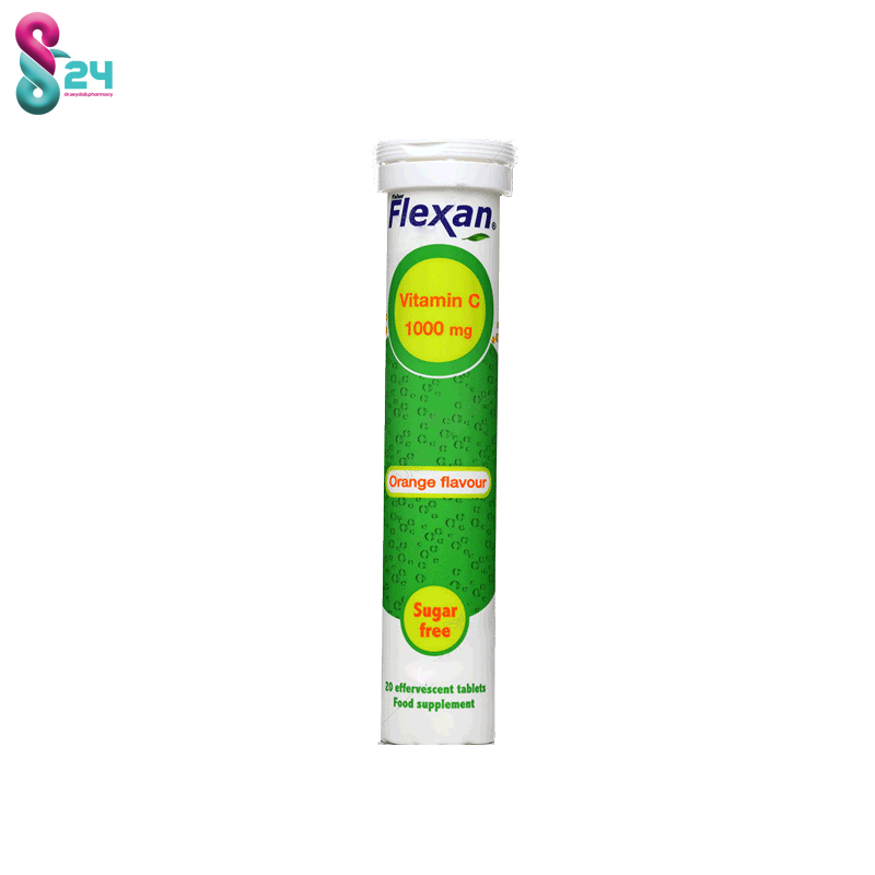 قرص جوشان ویتامین ث 1000 میلی‌گرم فیشر فلکسان 20 عدد