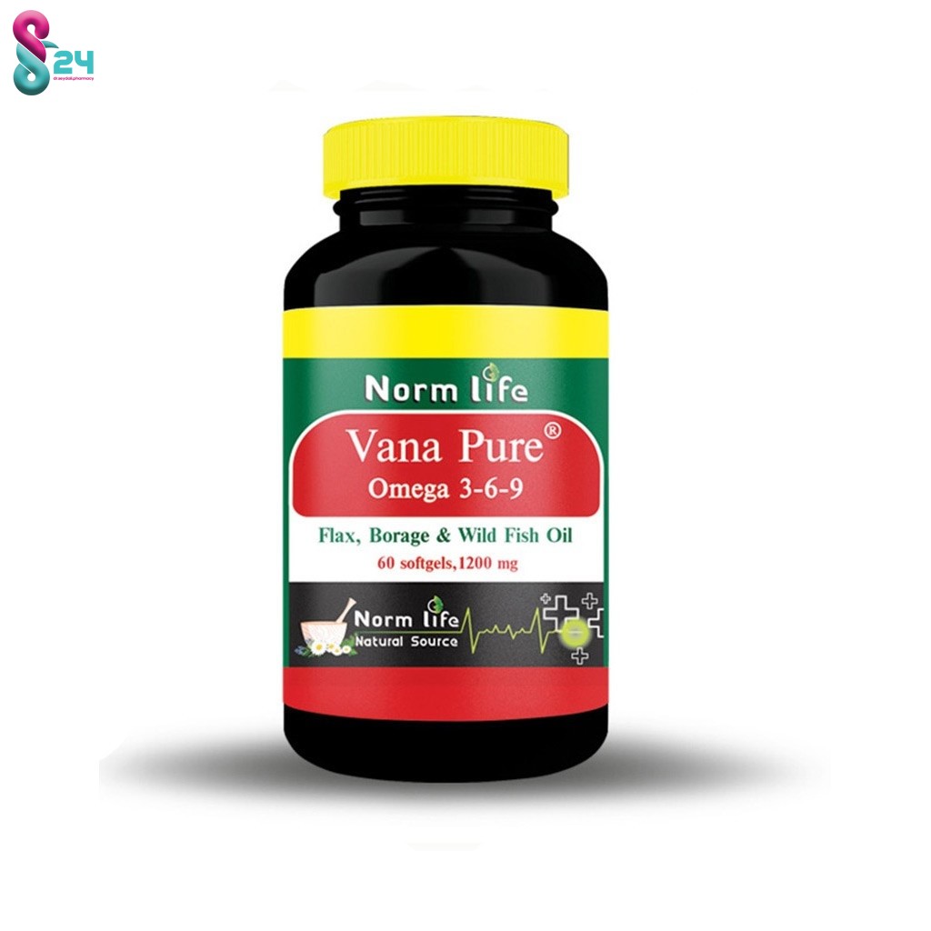 کپسول امگا ۳-۶-۹ وانا پیور نورم لایف ۶۰ عدد