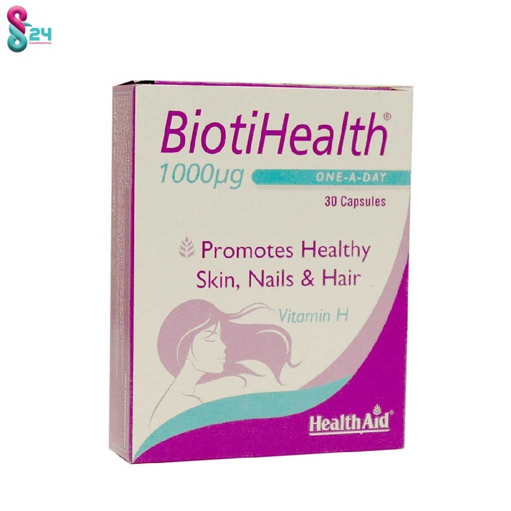 کپسول بیوتی هلث 1000 میکروگرم هلث اید 30 عدد
