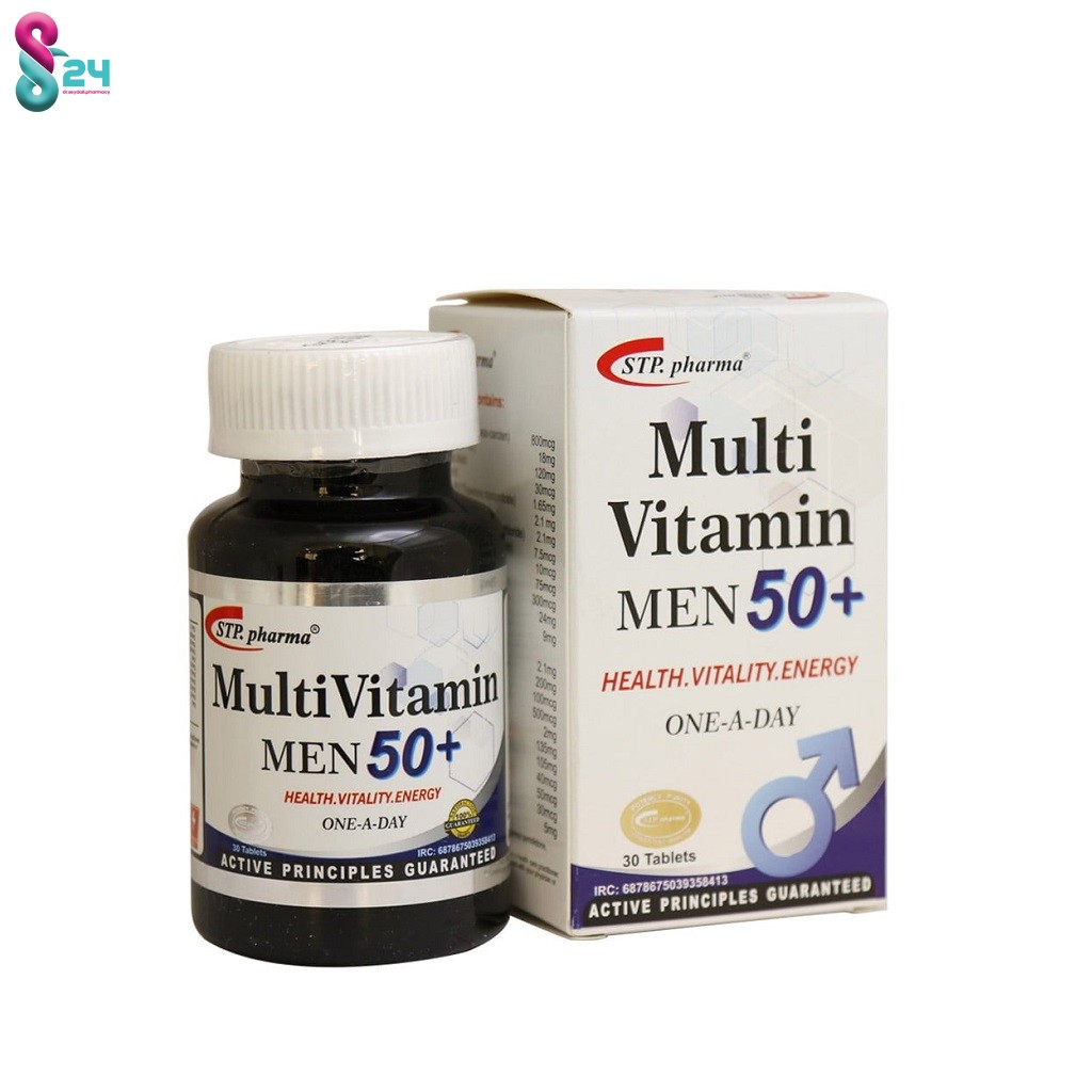 قرص مولتی ویتامین مردان بالای 50 سال STP فارما 30 عدد
