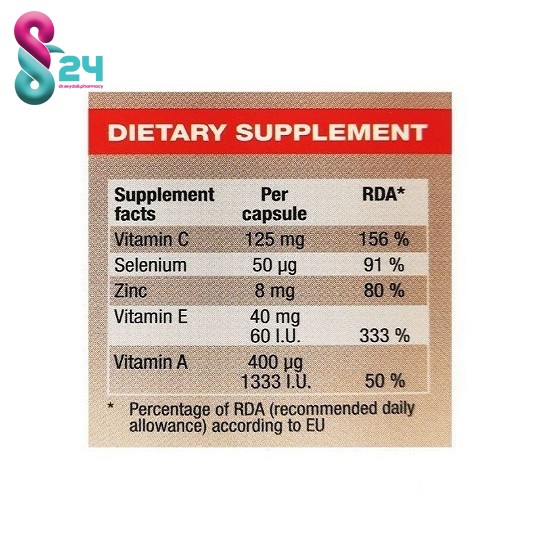 کپسول سلن پلاس یورو ویتال  60 عدد