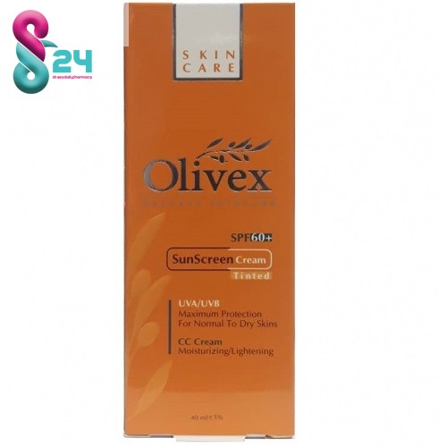 کرم ضد آفتاب مناسب پوست معمولی و خشک با SPF 60 الیوکس 40 میلی لیتر