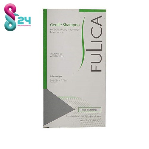 شامپو ملایم فولیکا جهت مصرف روزانه مخصوص موهای حساس و شکننده 200 میلی لیتر