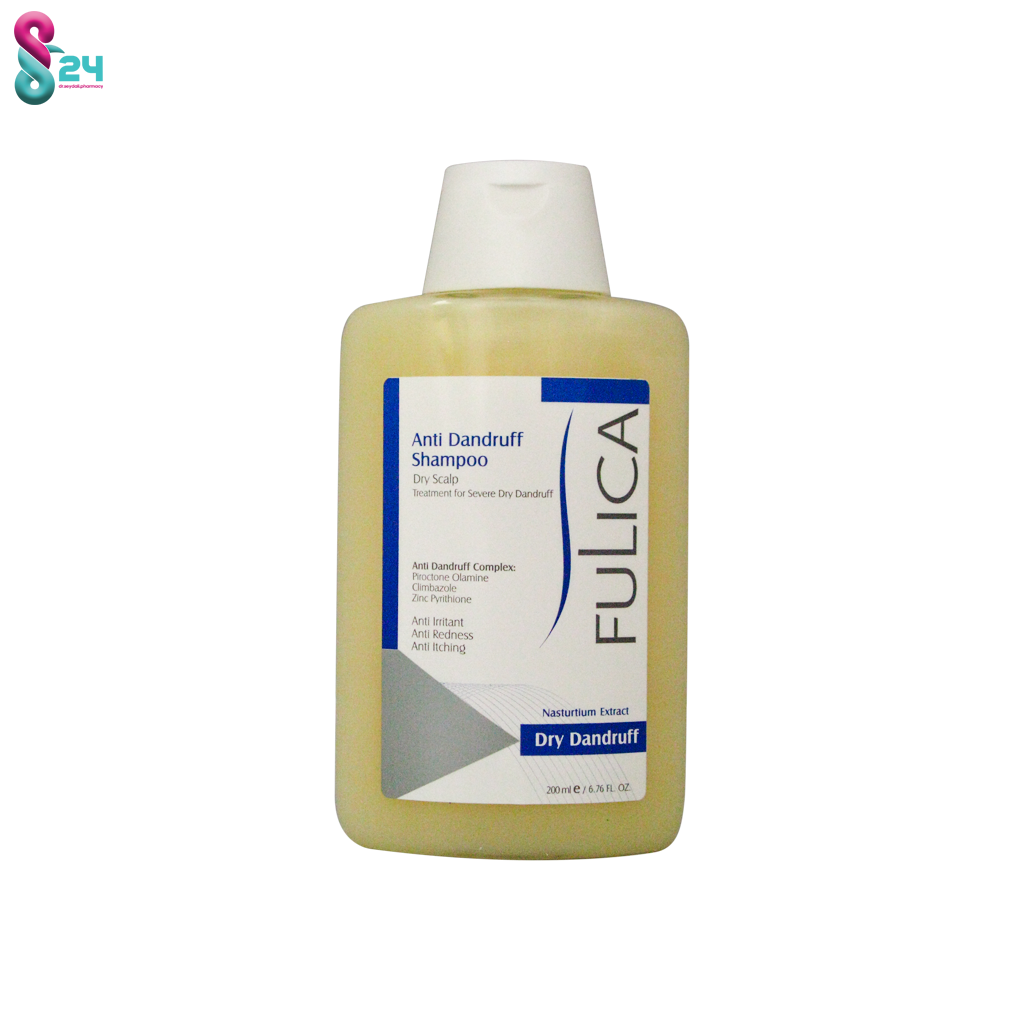 شامپو ضد شوره خشک فولیکا مناسب پوست سر خشک ۲۰۰ میلی لیتر