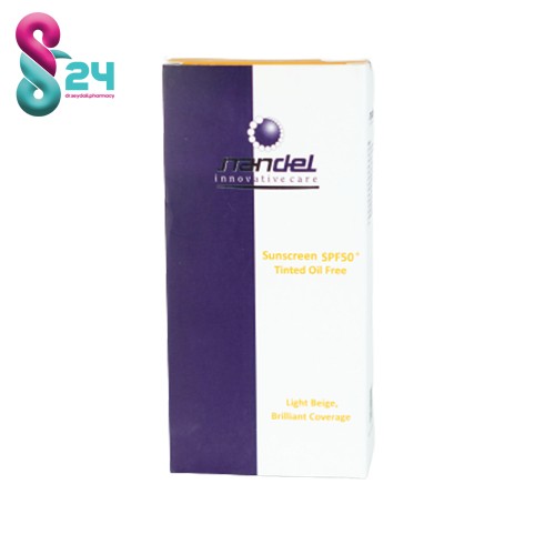 کرم ضد آفتاب فاقد چربی بژ روشن ناندل  50 میلی لیتر