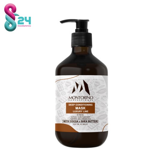 ماسک مو فاقد سولفات مونتورینو مدل Luxury Line حجم ۳۰۰ میلی لیتر