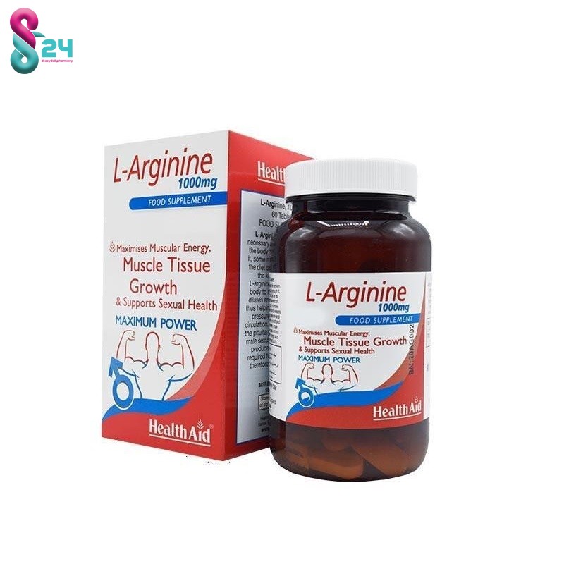 قرص ال آرژنین 1000 میلی گرم هلث اید 30 عدد