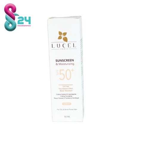 کرم ضد آفتاب رنگی بژ روشن فاقد چربی لوسل SPF50