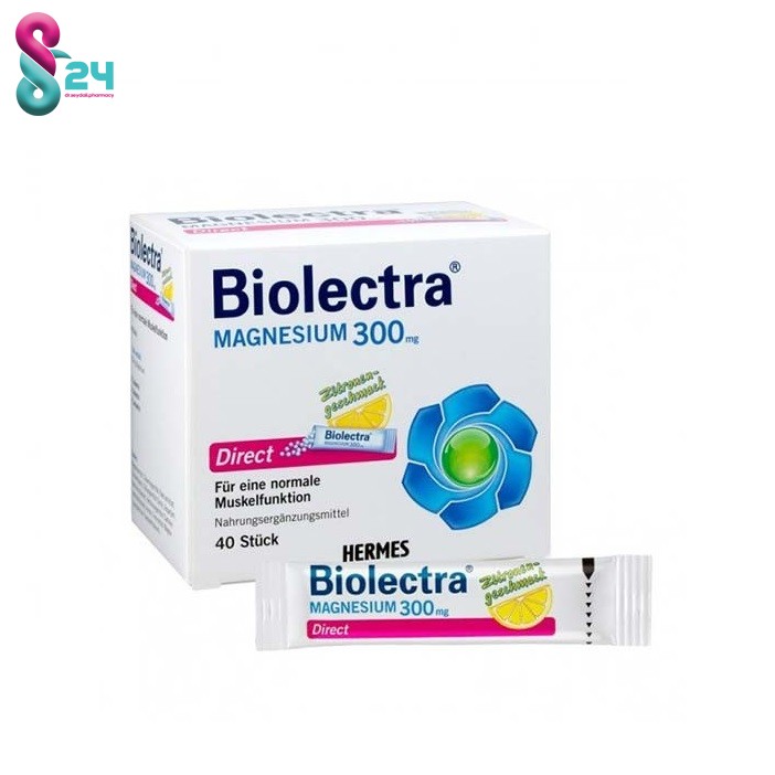 بیولکترا منیزیم دایرکت 300 میلی گرمی 20 ساشه