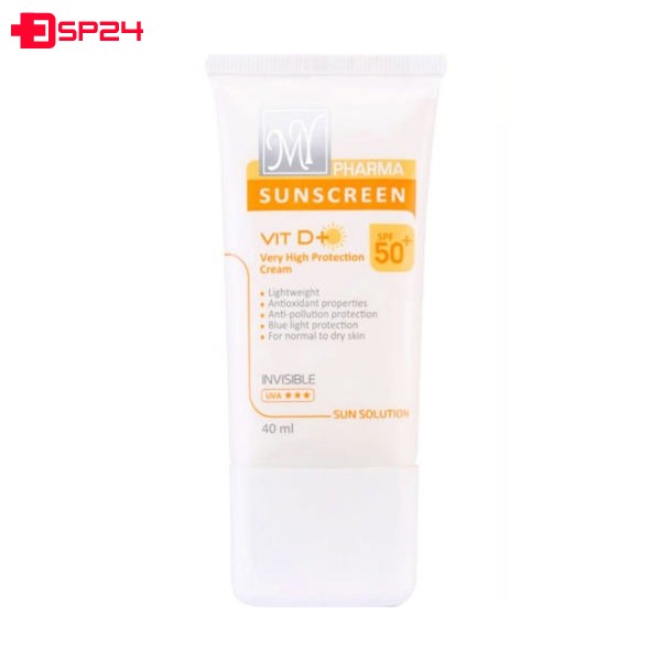 کرم ضد آفتاب spf50+ بی رنگ مای مدل فارما سان سلوشن مناسب انواع پوست 40 میلی لیتر