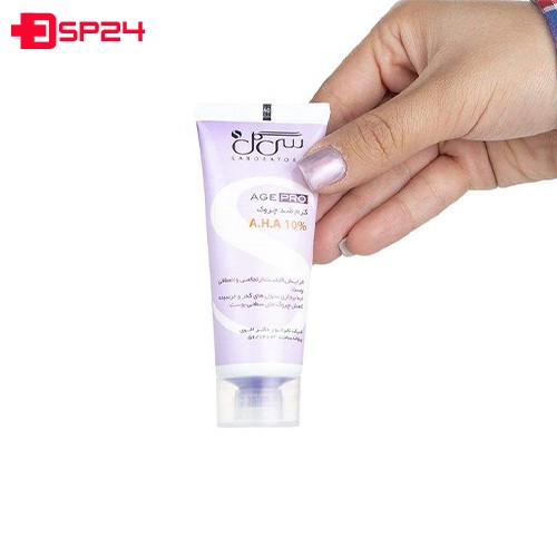 کرم ضد چروک AHA 10 درصد سی گل مناسب انواع پوست ۴۰ میلی لیتر