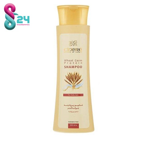 شامپو روزانه پروتئینه جوانه گندم مو سینره 250 میلی لیتر