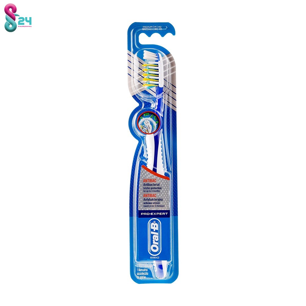 مسواک اورال-بی مدل پرواکسپرت ضد باکتری سایز 40