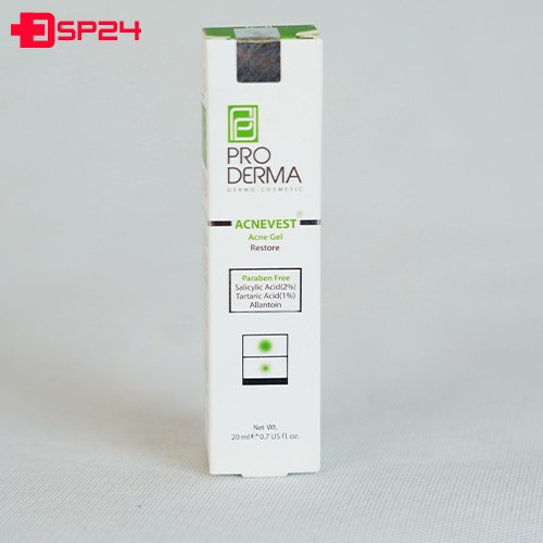 ژل ضد جوش موضعی پرودرما مناسب پوست های چرب و جوش دار ۲۰ میلی لیتر
