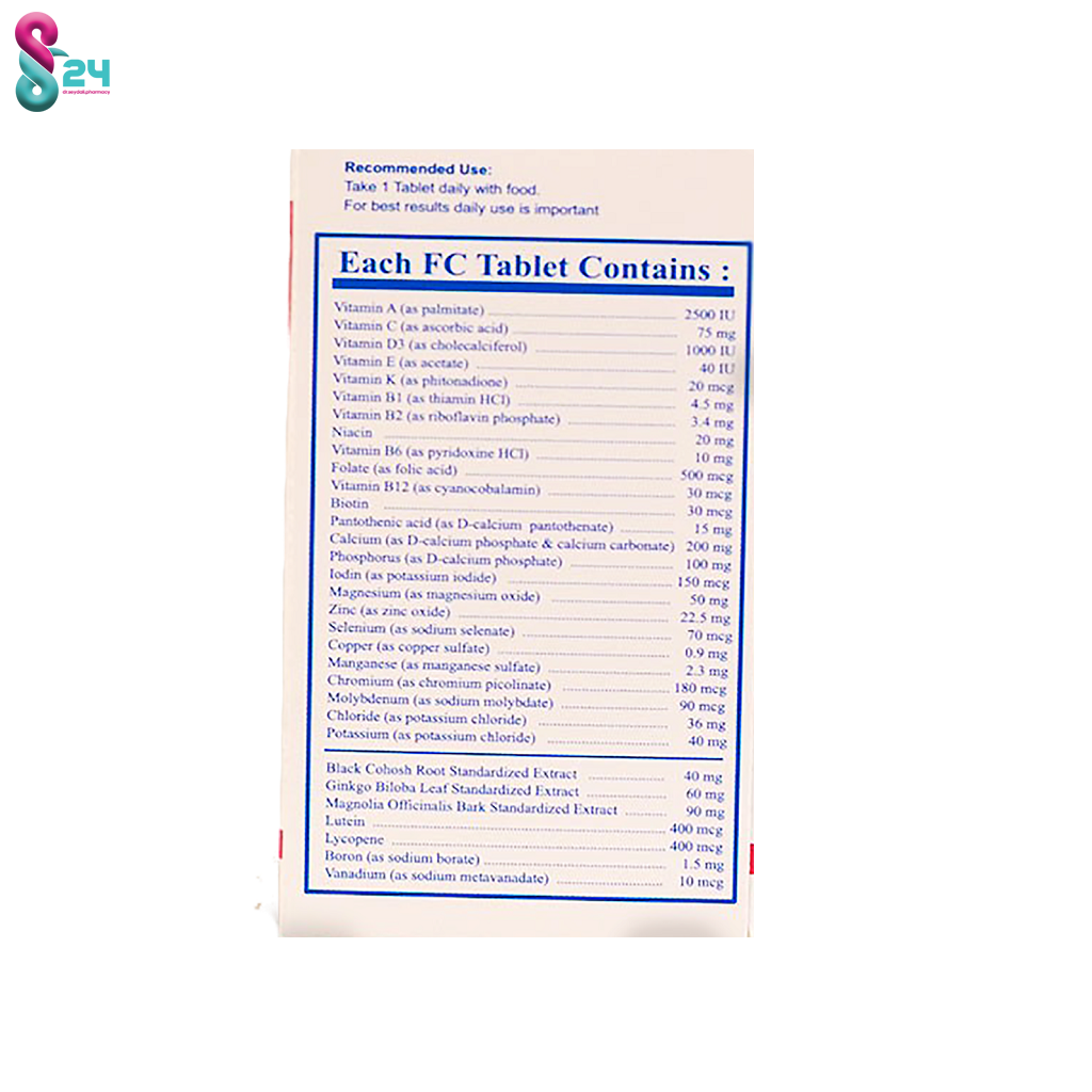 قرص مولتی ویتامین استروفان  رها 30 عدد