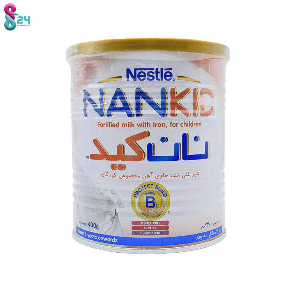 شیر خشک نان کید نستله مناسب کودکان از 3 سالگی به بعد 400 گرم