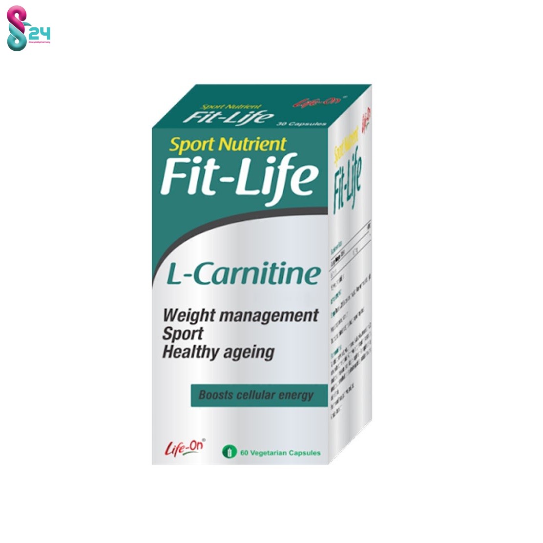 کپسول ال کارنیتین فیت لایف 500 میلی گرمی لایف ان 60 عدد