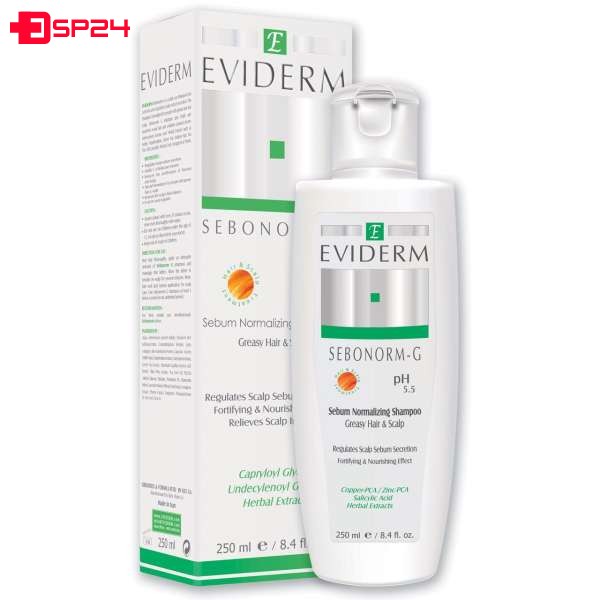 شامپو سبونورم جي متعادل کننده چربی ،مناسب مو و پوست سرچرب اویدرم