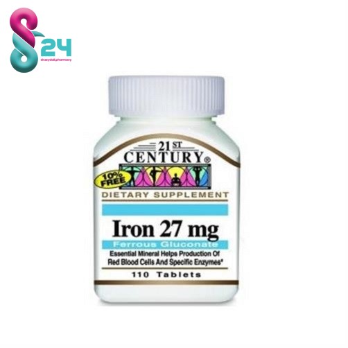 قرص آهن 27 میلی گرمی  ۲۱ سنتری 110 عدد