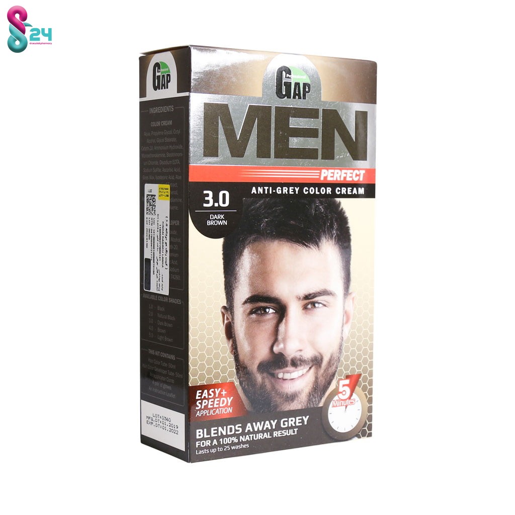کیت رنگ موی مردانه گپ مدل من پرفکت 50 میلی لیتر