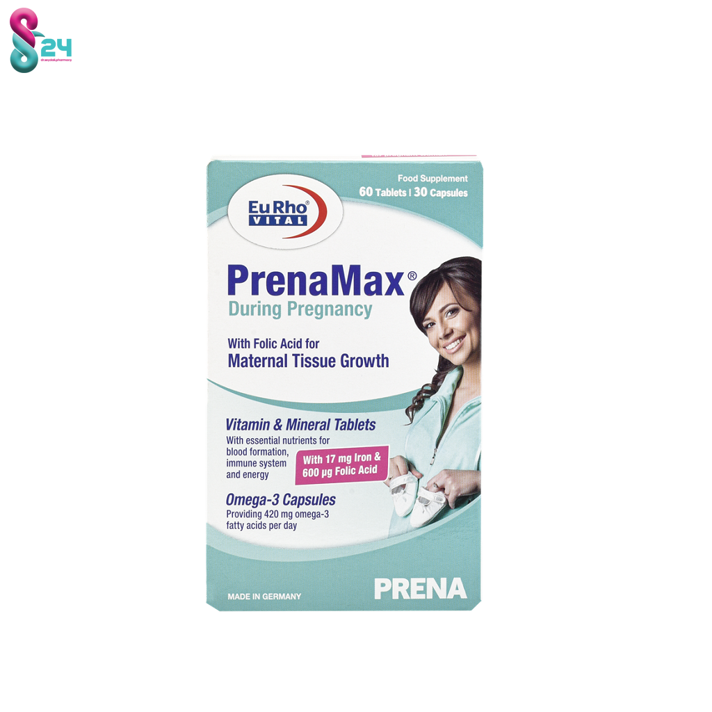 قرص پرینامکس دیورینگ پرگننسی یوروویتال 90 عدد