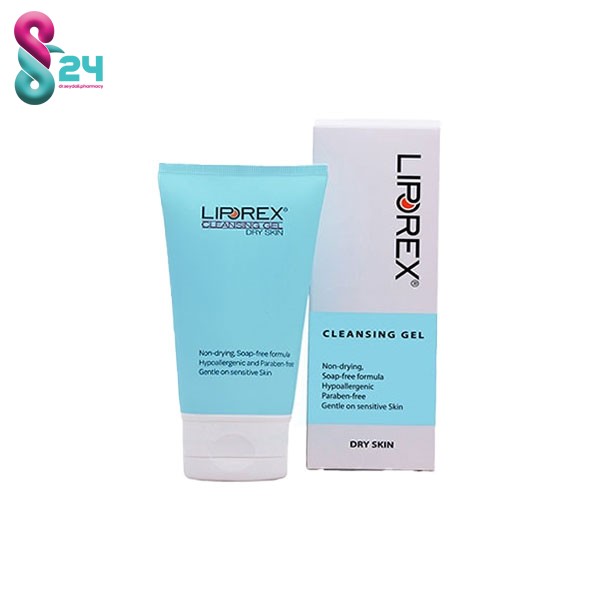 ژل شستشوی صورت پوست خشک و حساس لیپورکس 150 میلی لیتر