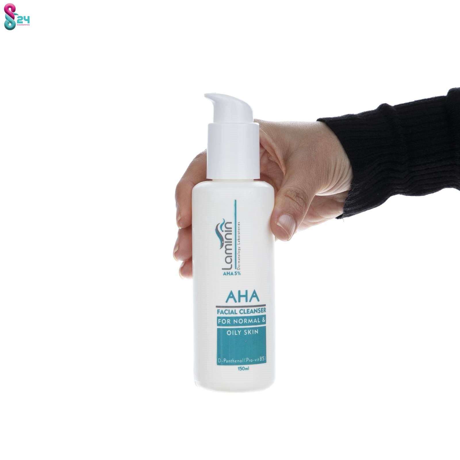 ژل شستشوی صورت AHA 5 درصد لامینین مناسب پوست های معمولی و چرب ۱۵۰ میلی لیتر