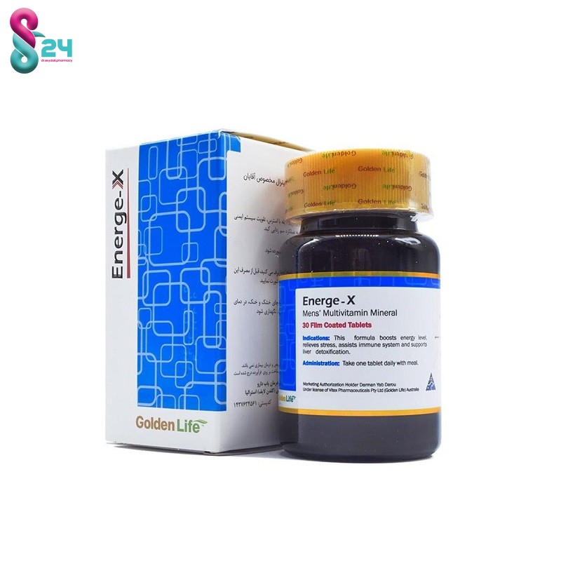 قرص انرژکس گلدن لایف 30 عدد