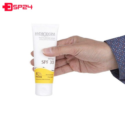 کرم ضد آفتاب SPF30 هیدرودرم مناسب پوست های معمولی و خشک ۵۰ میلی لیتر
