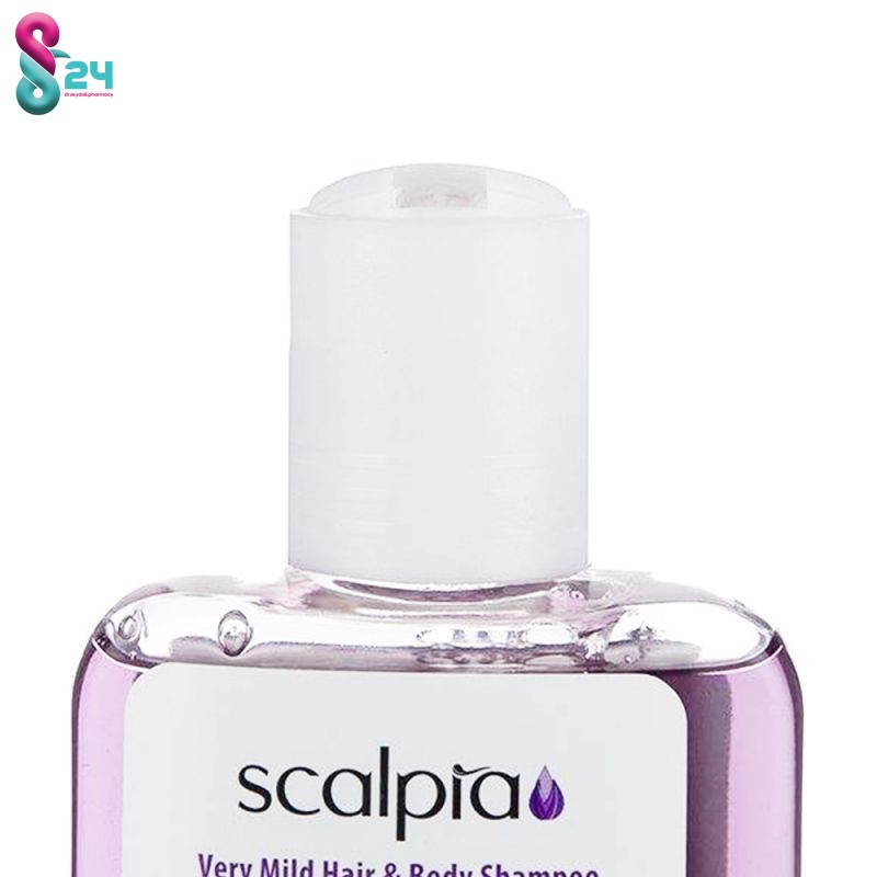 شامپو سر و بدن اسکالپیا بسیار ملایم 200 میلی لیتر