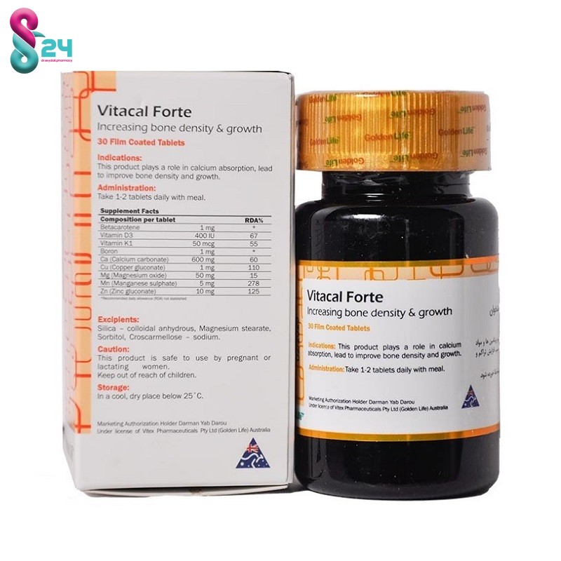 قرص ویتاکل فورت گلدن لایف 30 عدد