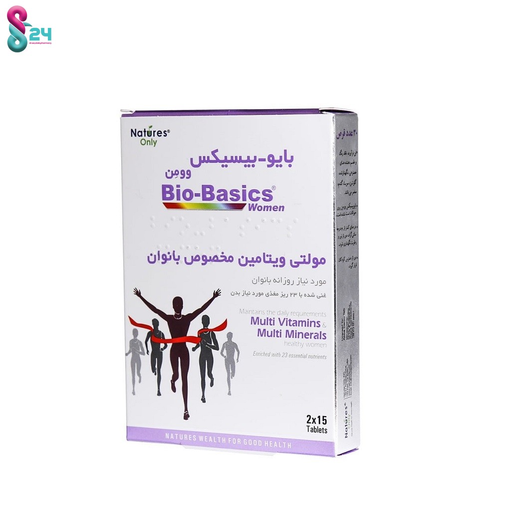 قرص مولتی ویتامین بایوبیسیکس نیچرز اونلی 30 عدد