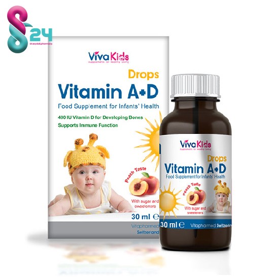 قطره ویتامین A+D ویواکیدز 30 میلی لیتر