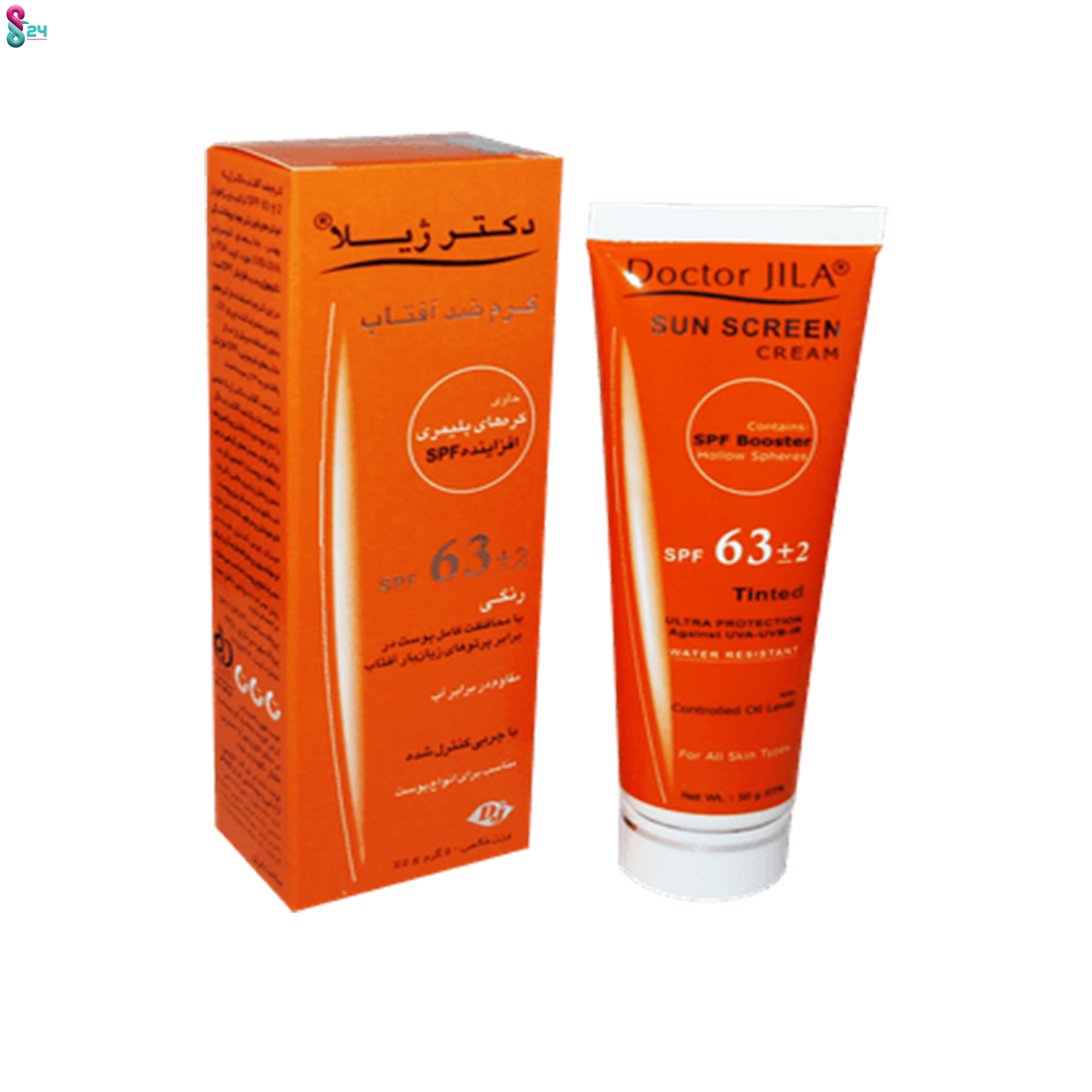 کرم ضد آفتاب SPF63 رنگی دکتر ژیلا ۵۰ میلی لیتر