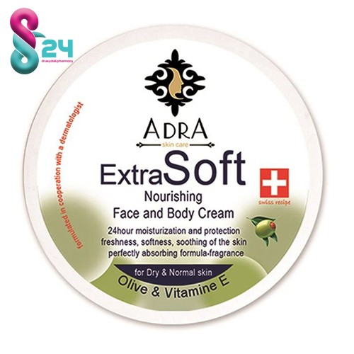 کرم مرطوب کننده آدرا حاوی عصاره زیتون 200 میلی لیتر