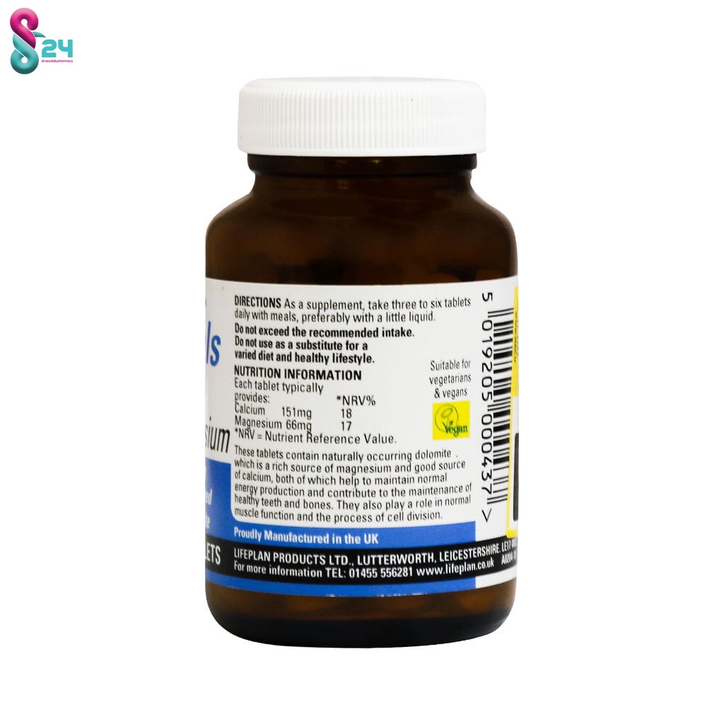 قرص مینرال کلسیم و منیزیم لایف پلن 100 عدد