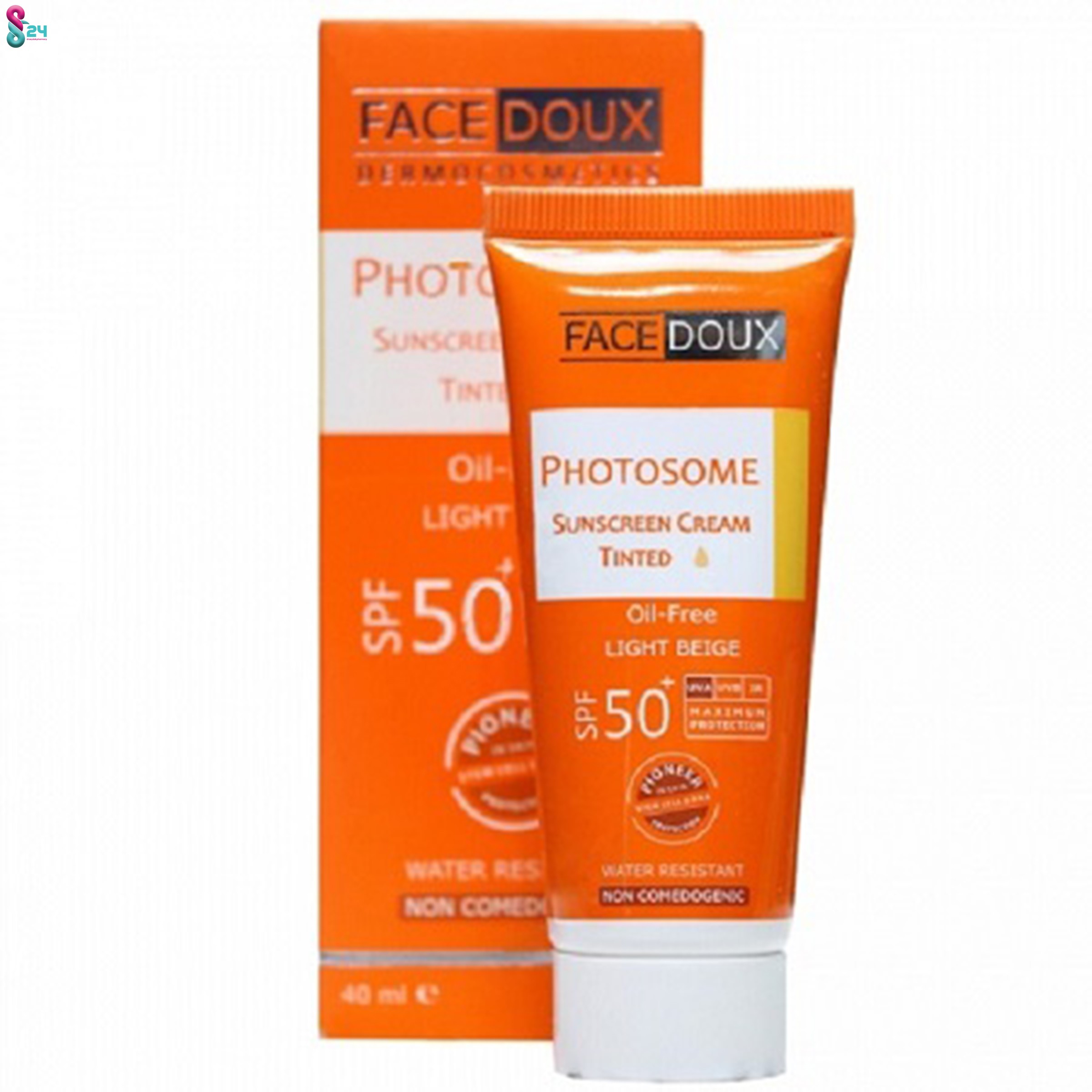 کرم ضدآفتاب فاقد چربی فوتوزوم فیس دوکس بژ روشن SPF50