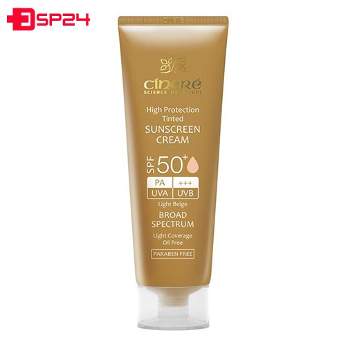 کرم ضد آفتاب رنگی بژ روشنSPF50 سینره 50 میلی لیتر
