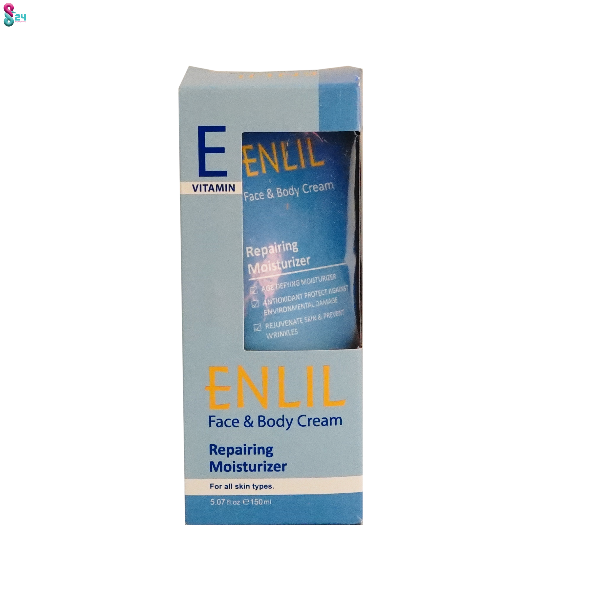 کرم ترمیم کننده پوست صورت و بدن انلیل  ویتامین e
