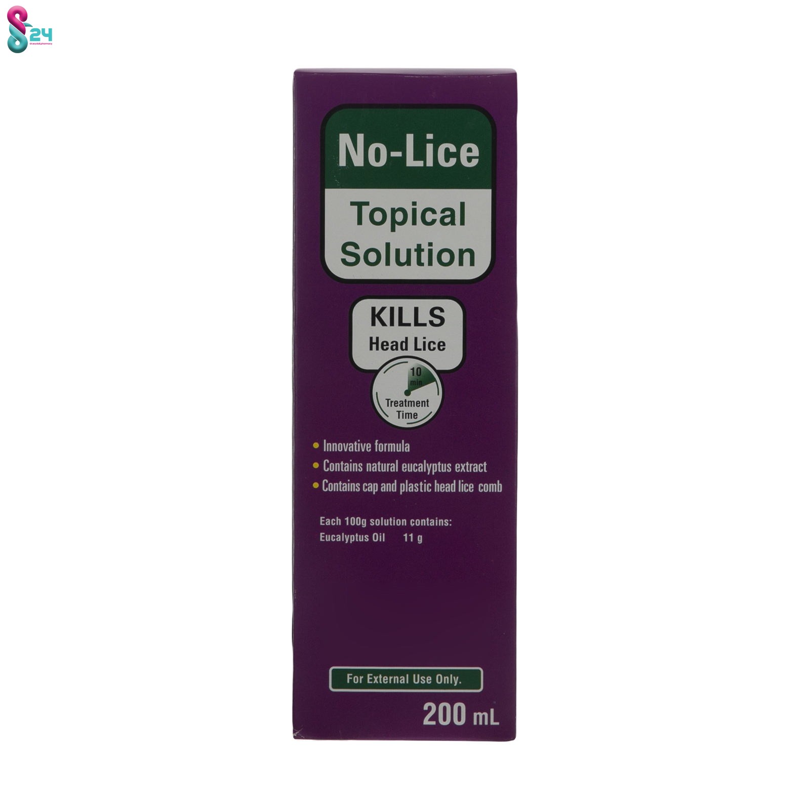 محلول نولایس ضد شپش 200 میلی لیتر