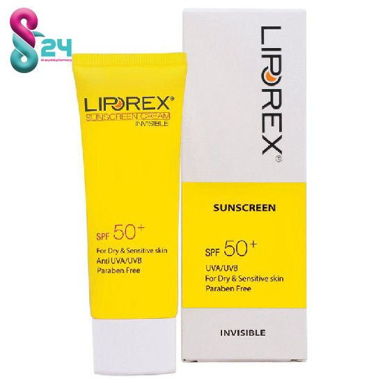 کرم ضد آفتاب پوست خشک و حساس لیپورکس (Liporex) بی رنگ حجم 40mL