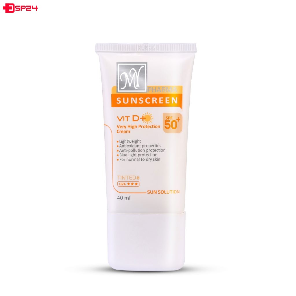 کرم ضد آفتاب رنگی مای فارما SPF50 مناسب انواع پوست  40 میلی لیتر