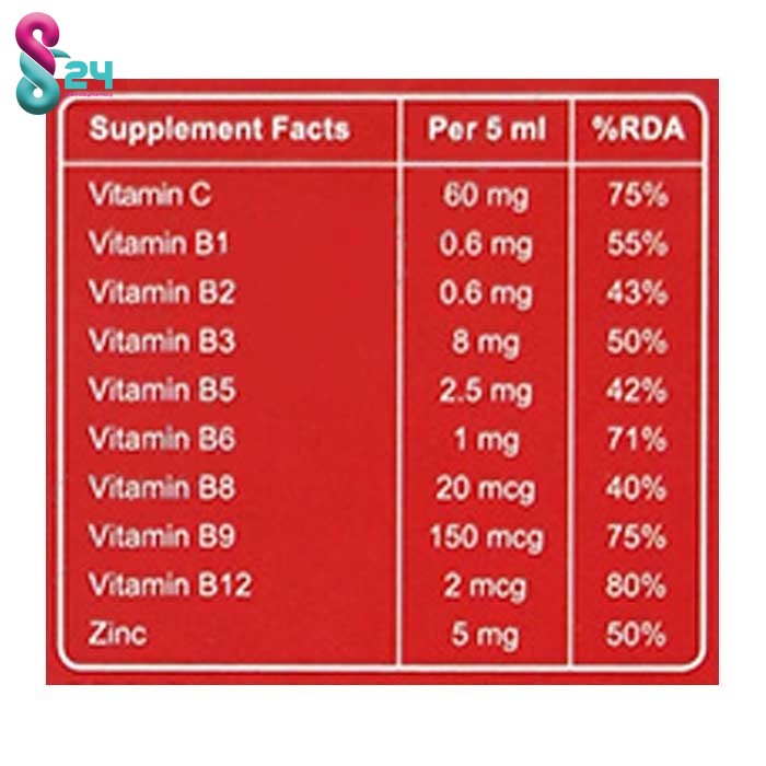 شربت زینک پلاس استار ویت 200 میلی لیتر